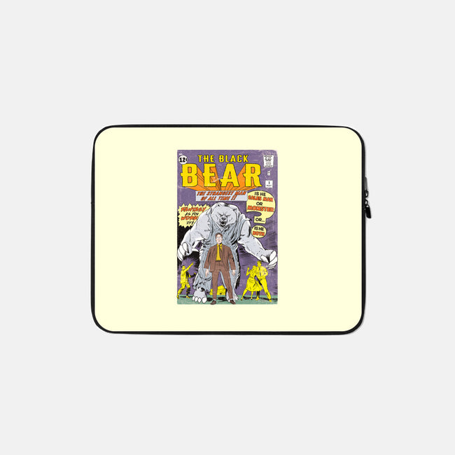 The Black Bear-none zippered laptop sleeve-MarianoSan