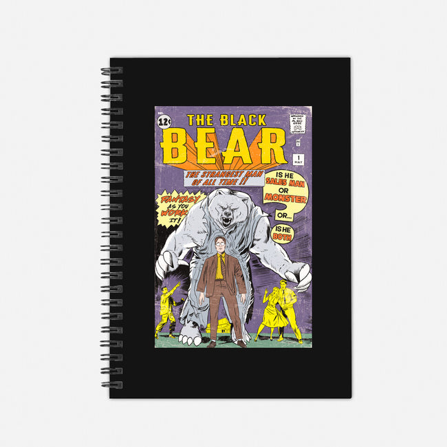 The Black Bear-none dot grid notebook-MarianoSan