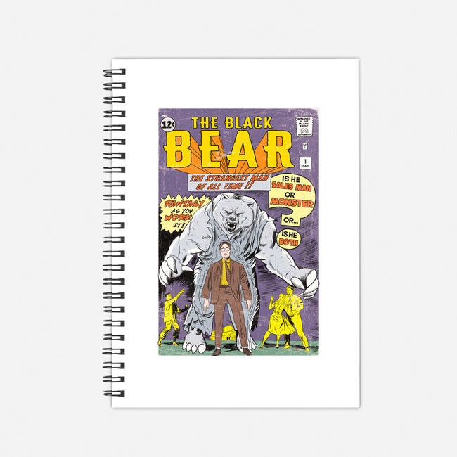 The Black Bear-none dot grid notebook-MarianoSan