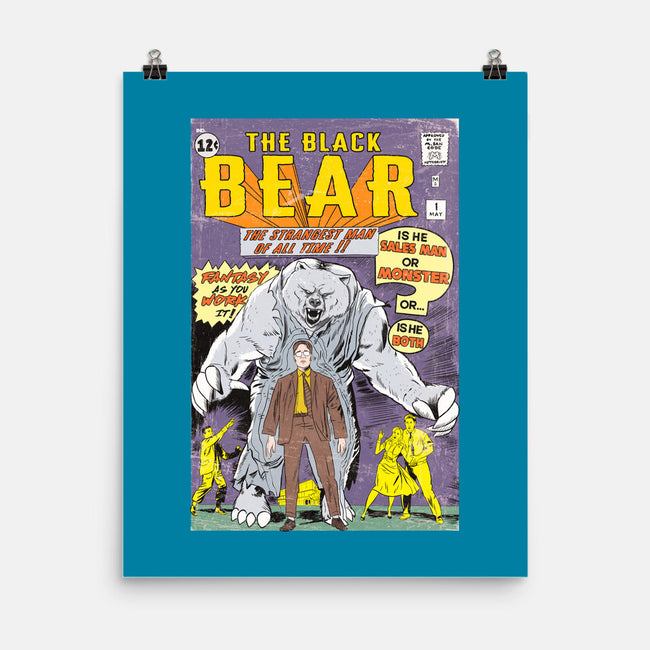 The Black Bear-none matte poster-MarianoSan