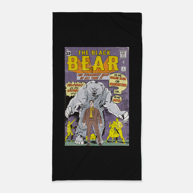 The Black Bear-none beach towel-MarianoSan