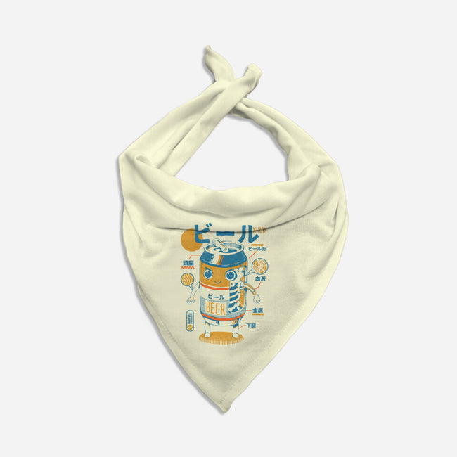 Beer Can X-Ray-cat bandana pet collar-ilustrata