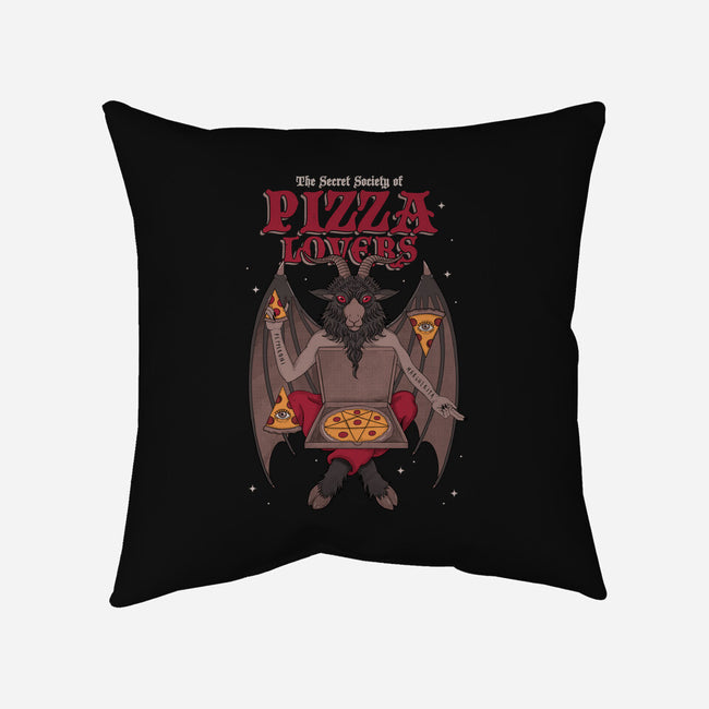 Pizza Lovers-none removable cover w insert throw pillow-Thiago Correa