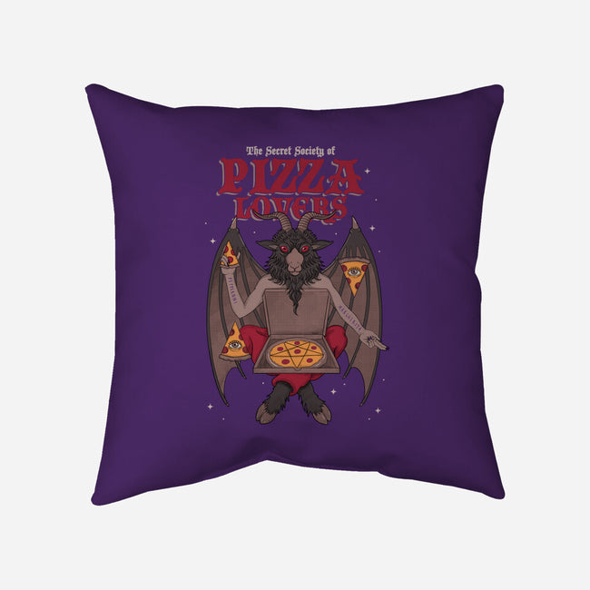 Pizza Lovers-none removable cover w insert throw pillow-Thiago Correa