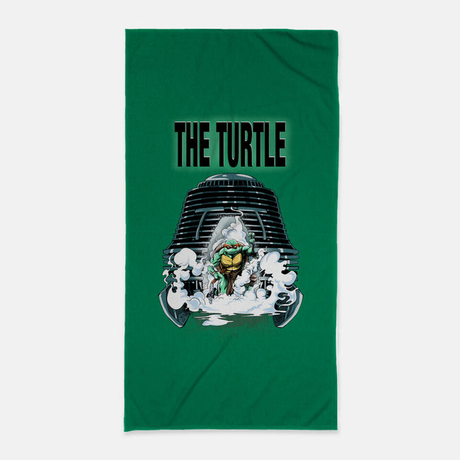The Turtle-none beach towel-zascanauta