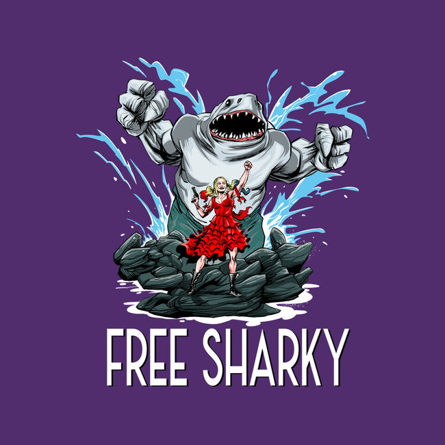 Free Sharky-none stretched canvas-zascanauta