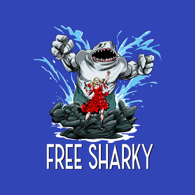 Free Sharky-unisex kitchen apron-zascanauta