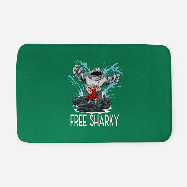 Free Sharky-none memory foam bath mat-zascanauta