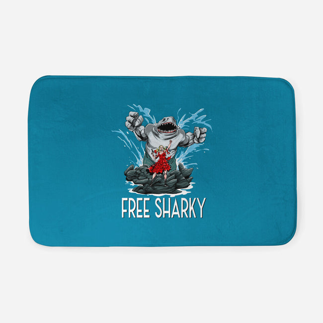 Free Sharky-none memory foam bath mat-zascanauta