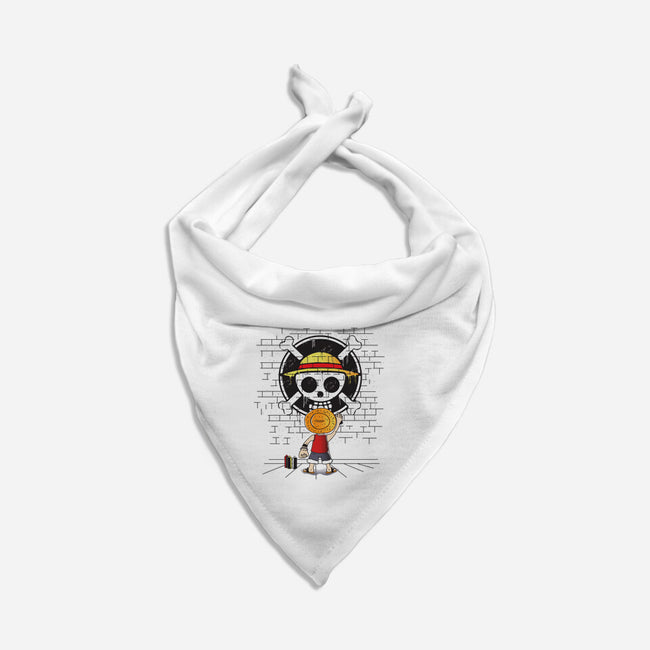 The Pirate's Logo-dog bandana pet collar-turborat14