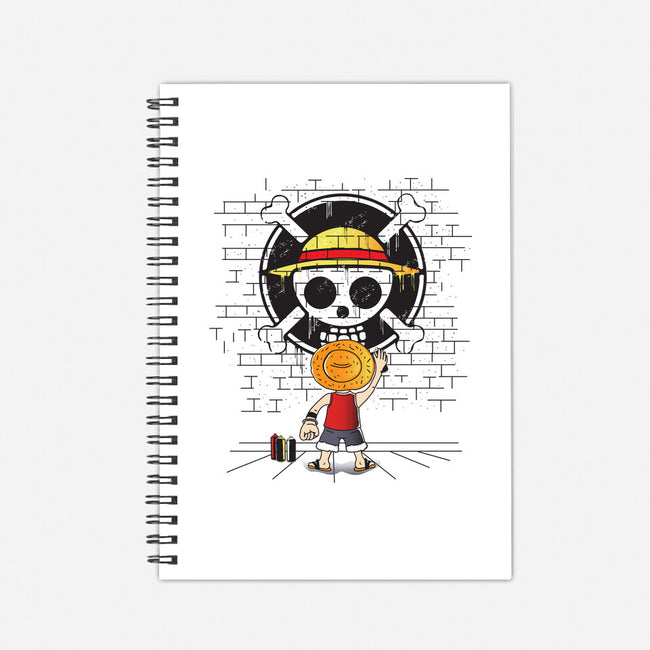 The Pirate's Logo-none dot grid notebook-turborat14