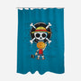 The Pirate's Logo-none polyester shower curtain-turborat14