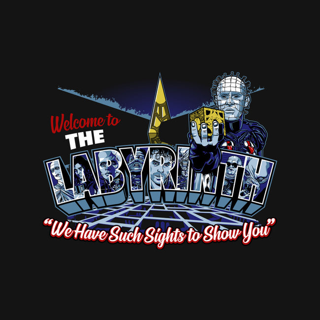 The Labyrinth Welcomes You-none removable cover w insert throw pillow-goodidearyan