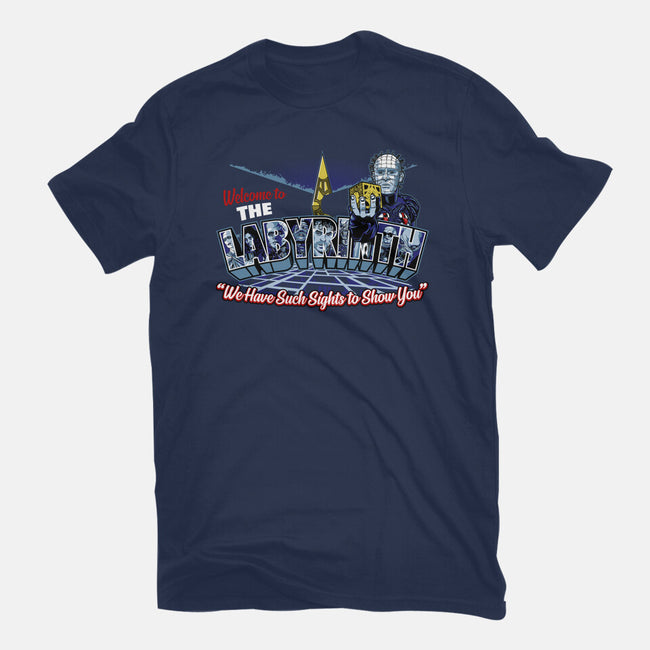 The Labyrinth Welcomes You-womens basic tee-goodidearyan