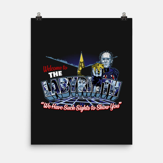The Labyrinth Welcomes You-none matte poster-goodidearyan