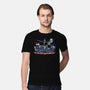 The Labyrinth Welcomes You-mens premium tee-goodidearyan