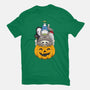 Halloween Animation-womens basic tee-Alundrart