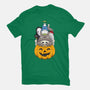 Halloween Animation-womens fitted tee-Alundrart
