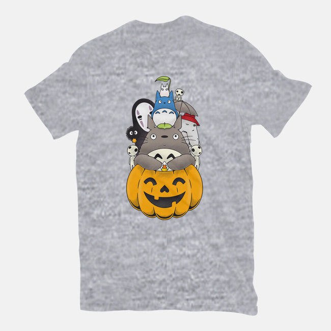Halloween Animation-womens basic tee-Alundrart