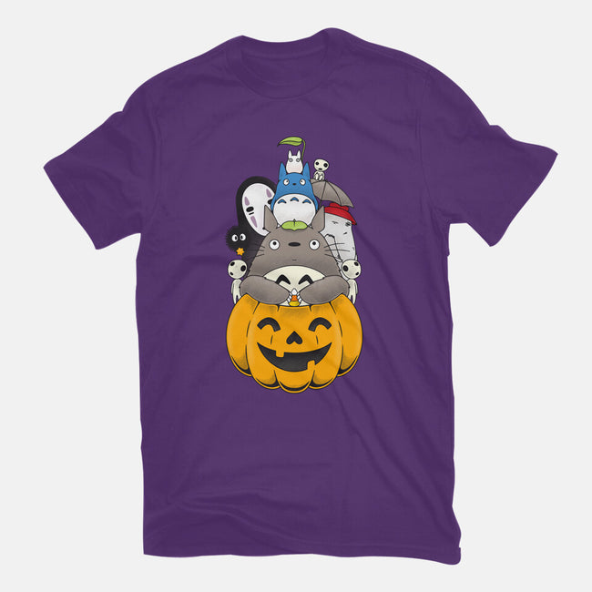 Halloween Animation-youth basic tee-Alundrart