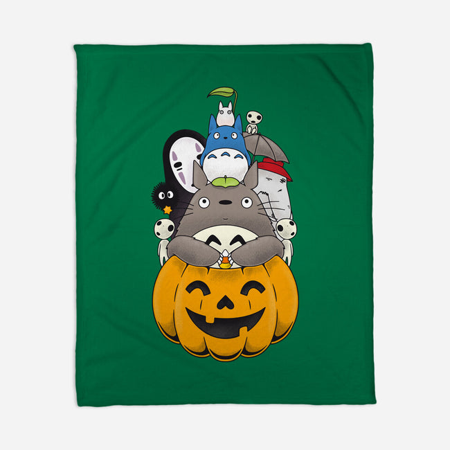 Halloween Animation-none fleece blanket-Alundrart