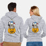 Halloween Animation-unisex zip-up sweatshirt-Alundrart