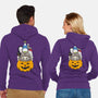 Halloween Animation-unisex zip-up sweatshirt-Alundrart