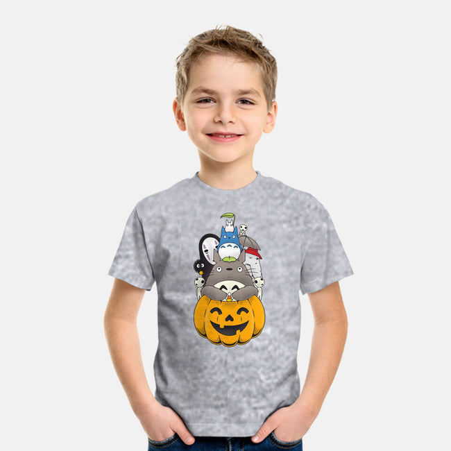 Halloween Animation-youth basic tee-Alundrart