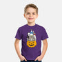 Halloween Animation-youth basic tee-Alundrart