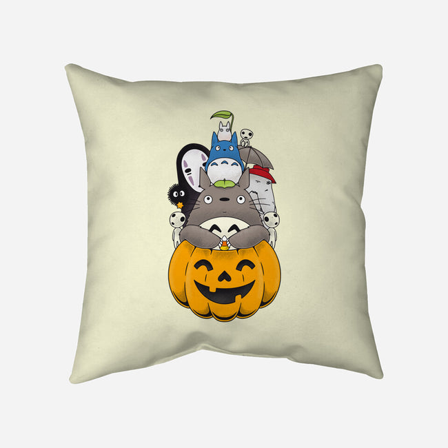 Halloween Animation-none non-removable cover w insert throw pillow-Alundrart