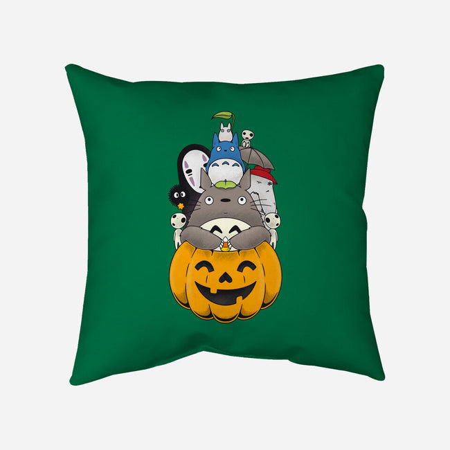 Halloween Animation-none non-removable cover w insert throw pillow-Alundrart