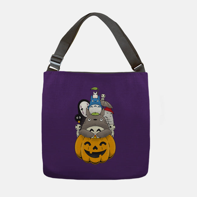 Halloween Animation-none adjustable tote-Alundrart