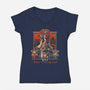 Enter The Labyrinth-womens v-neck tee-daobiwan