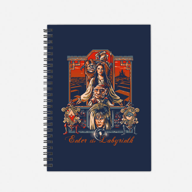 Enter The Labyrinth-none dot grid notebook-daobiwan
