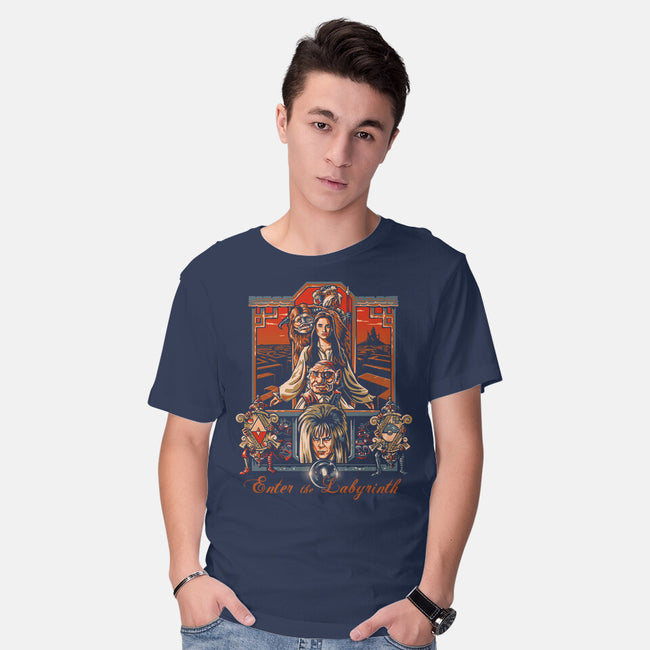 Enter The Labyrinth-mens basic tee-daobiwan