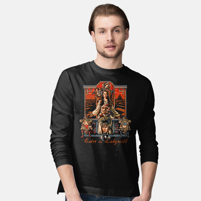 Enter The Labyrinth-mens long sleeved tee-daobiwan