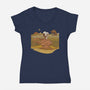 Spice War Flying Ace-womens v-neck tee-kg07