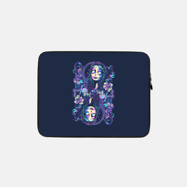 Suit Of Corpses-none zippered laptop sleeve-glitchygorilla