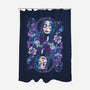 Suit Of Corpses-none polyester shower curtain-glitchygorilla