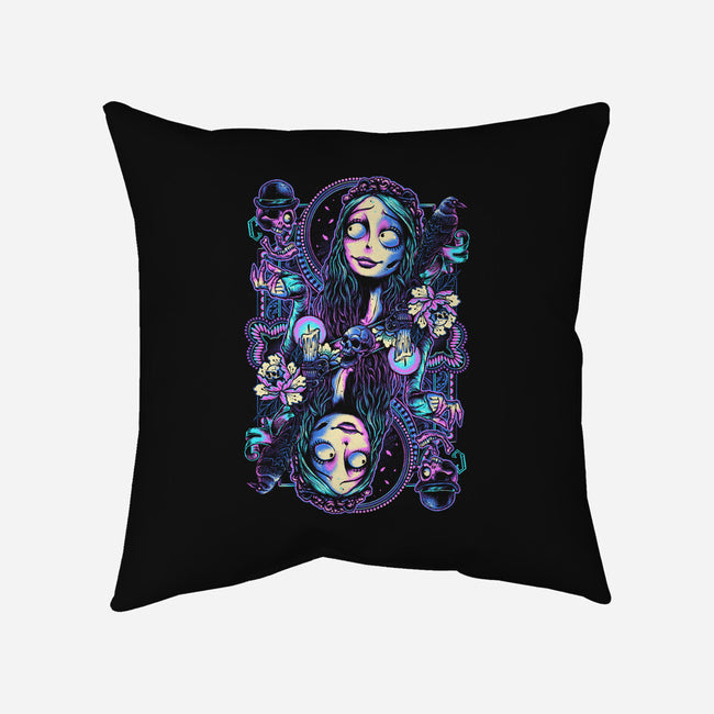 Suit Of Corpses-none removable cover throw pillow-glitchygorilla
