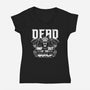 Dead And Out Of This World-womens v-neck tee-Boggs Nicolas