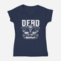 Dead And Out Of This World-womens v-neck tee-Boggs Nicolas
