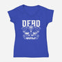 Dead And Out Of This World-womens v-neck tee-Boggs Nicolas