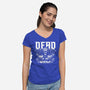 Dead And Out Of This World-womens v-neck tee-Boggs Nicolas