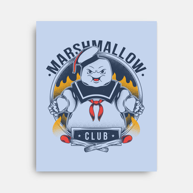 Marshmallow Club-none stretched canvas-Alundrart
