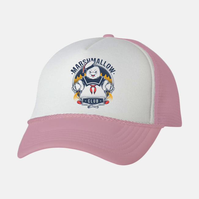 Marshmallow Club-unisex trucker hat-Alundrart