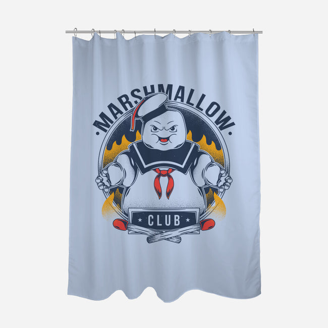 Marshmallow Club-none polyester shower curtain-Alundrart