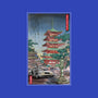 Time Machine In Japan-none removable cover w insert throw pillow-DrMonekers