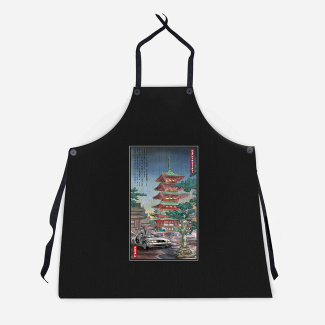 Time Machine In Japan-unisex kitchen apron-DrMonekers