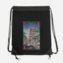 Time Machine In Japan-none drawstring bag-DrMonekers